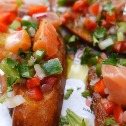 Salpicón de salmón